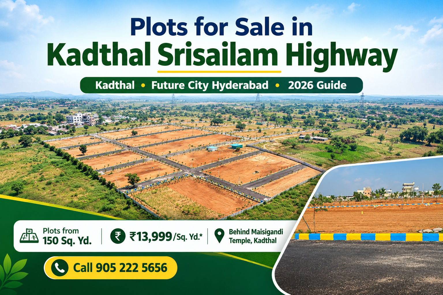 Plots for Sale in Kadthal Srisailam Highway: A 2026 Guide for Smart Plot Buyers